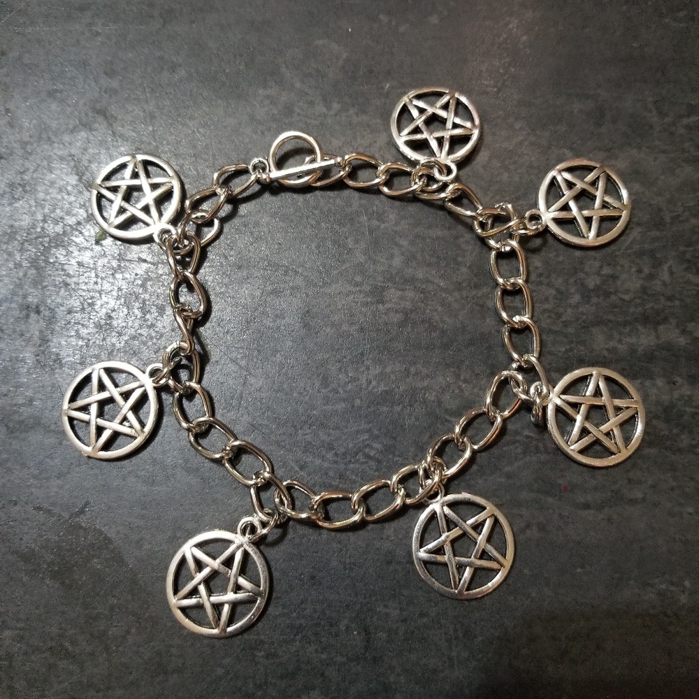 🎁Charm bracelet vintage silver